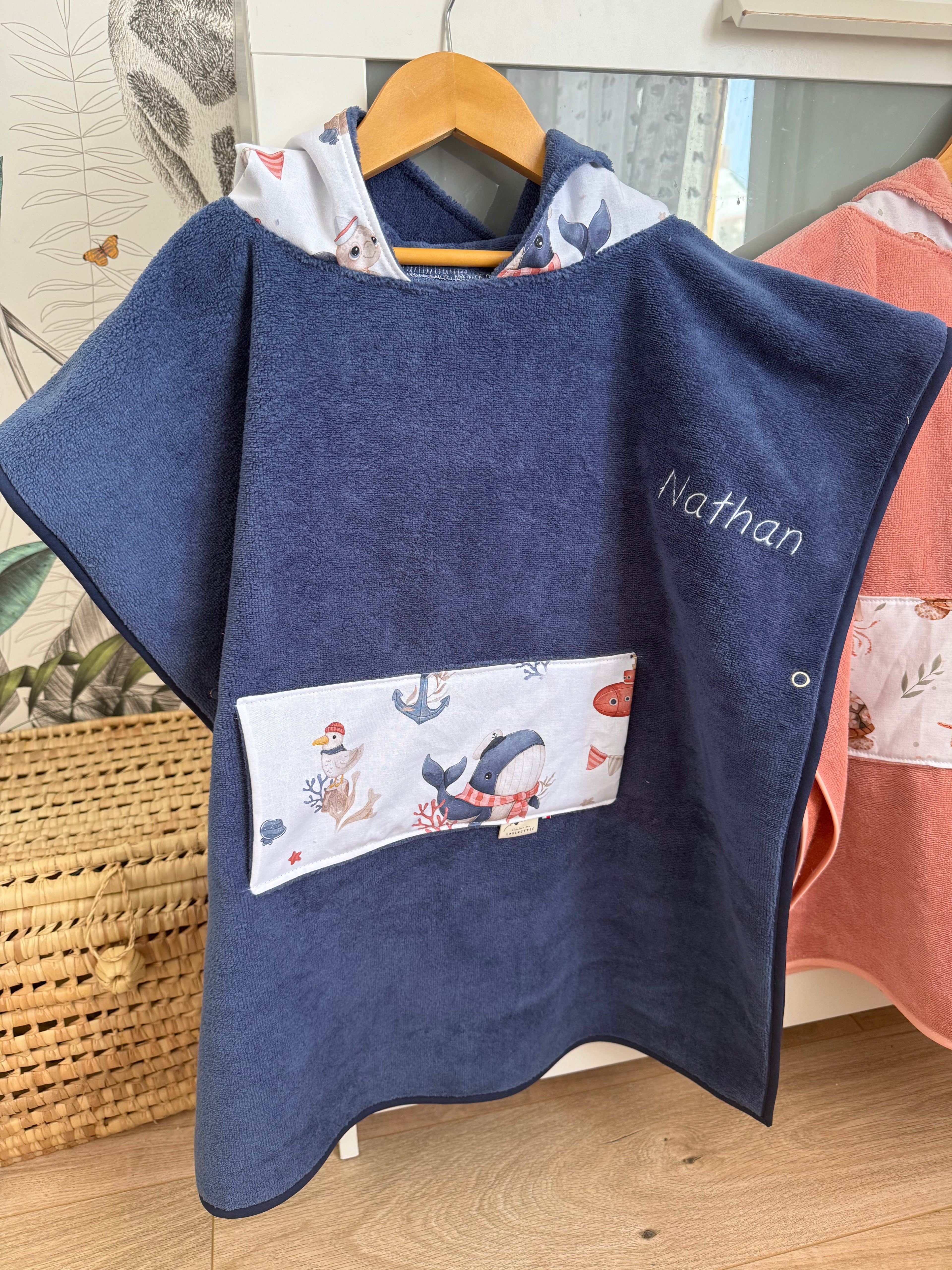 Poncho de bain personnalisé