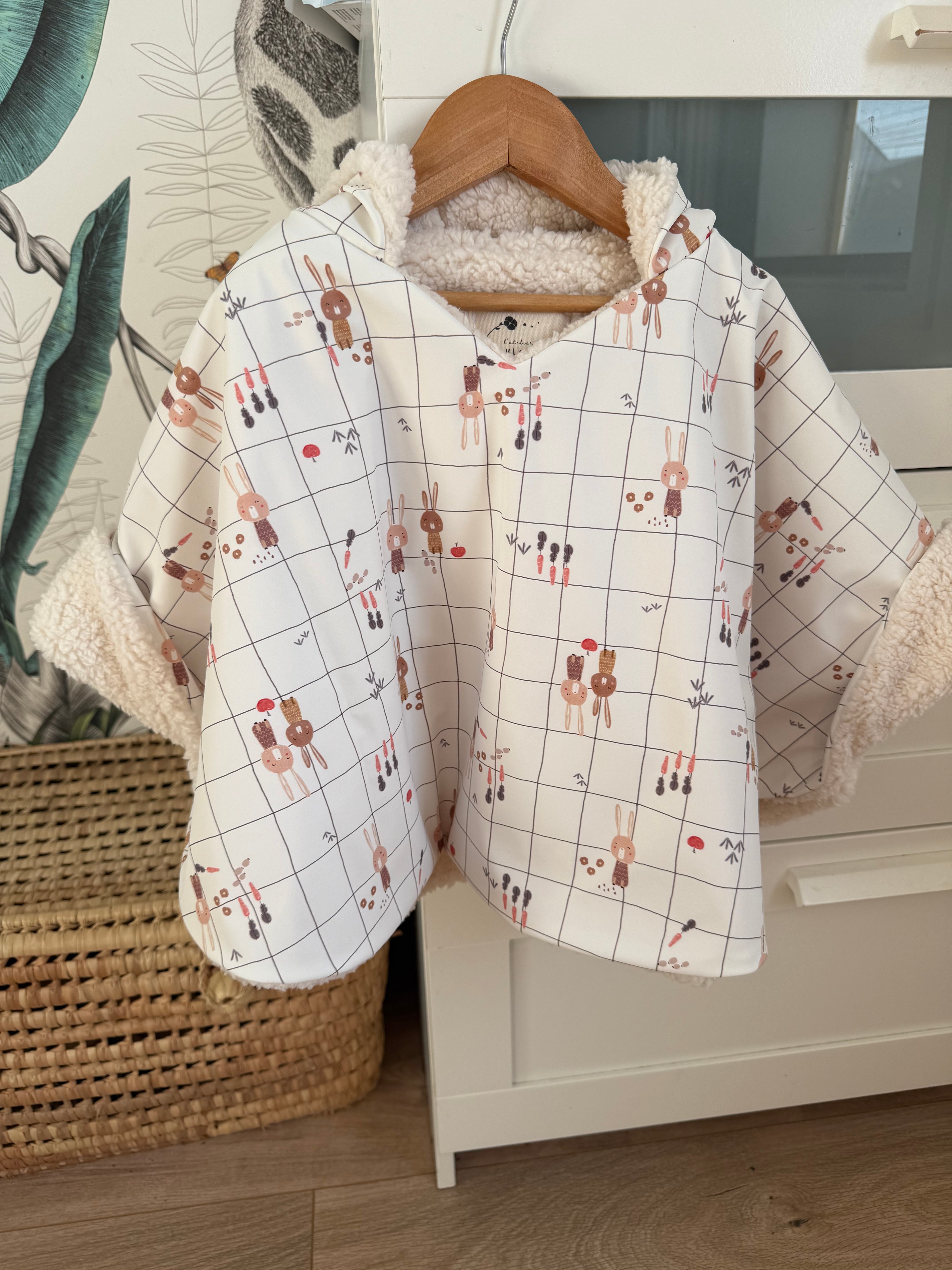 Poncho de pluie imperméable personnalisé