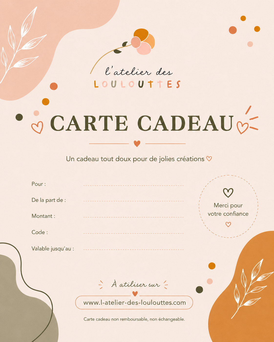 La carte cadeau 🎁