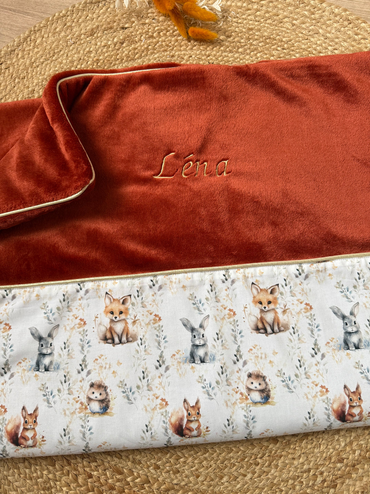 Couverture bébé personnalisée
