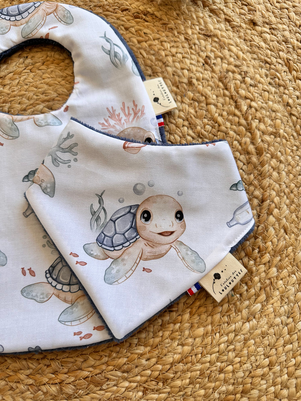 Bavoir bandana personnalisé - à l'unité