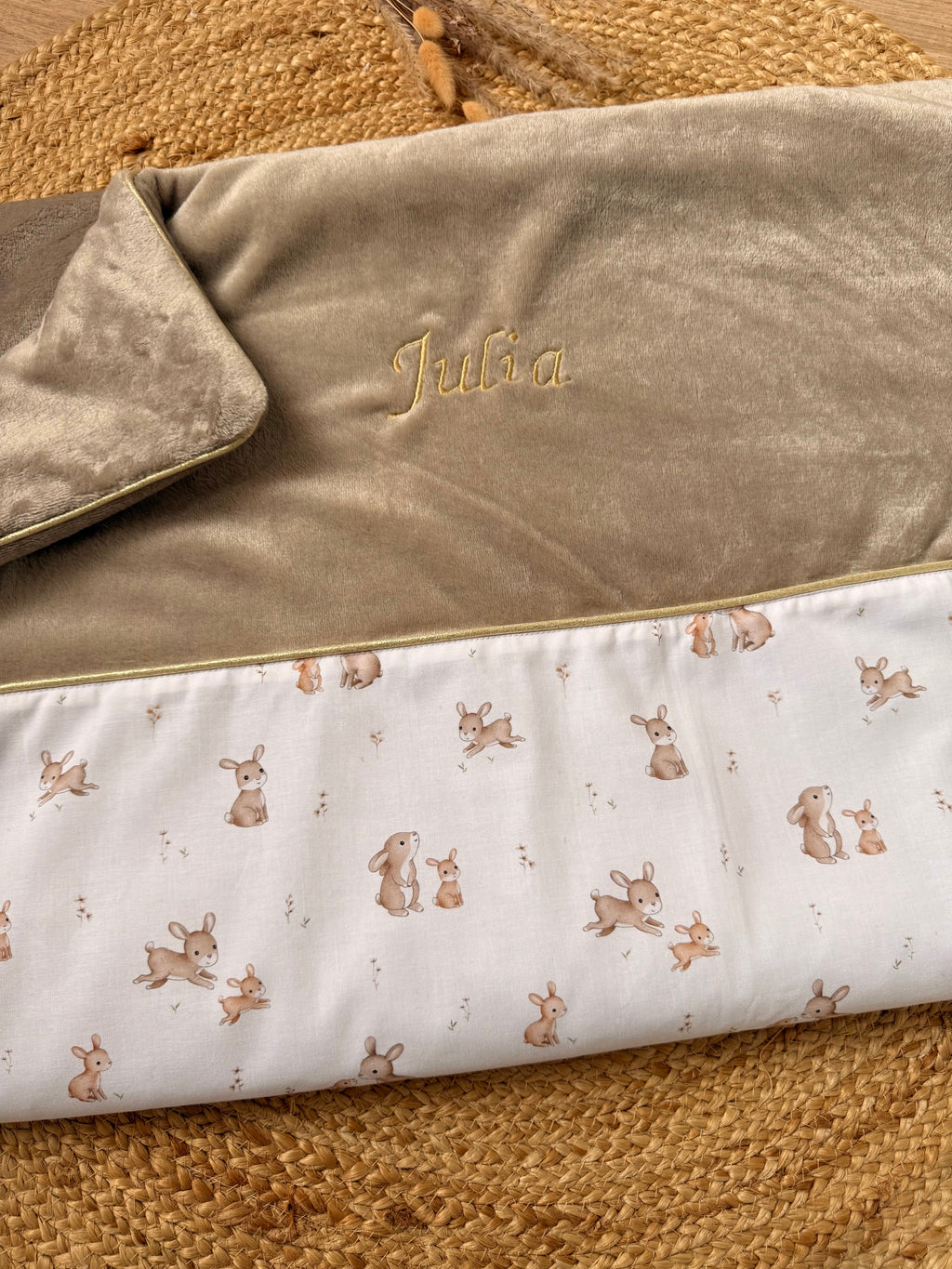Couverture bébé personnalisée