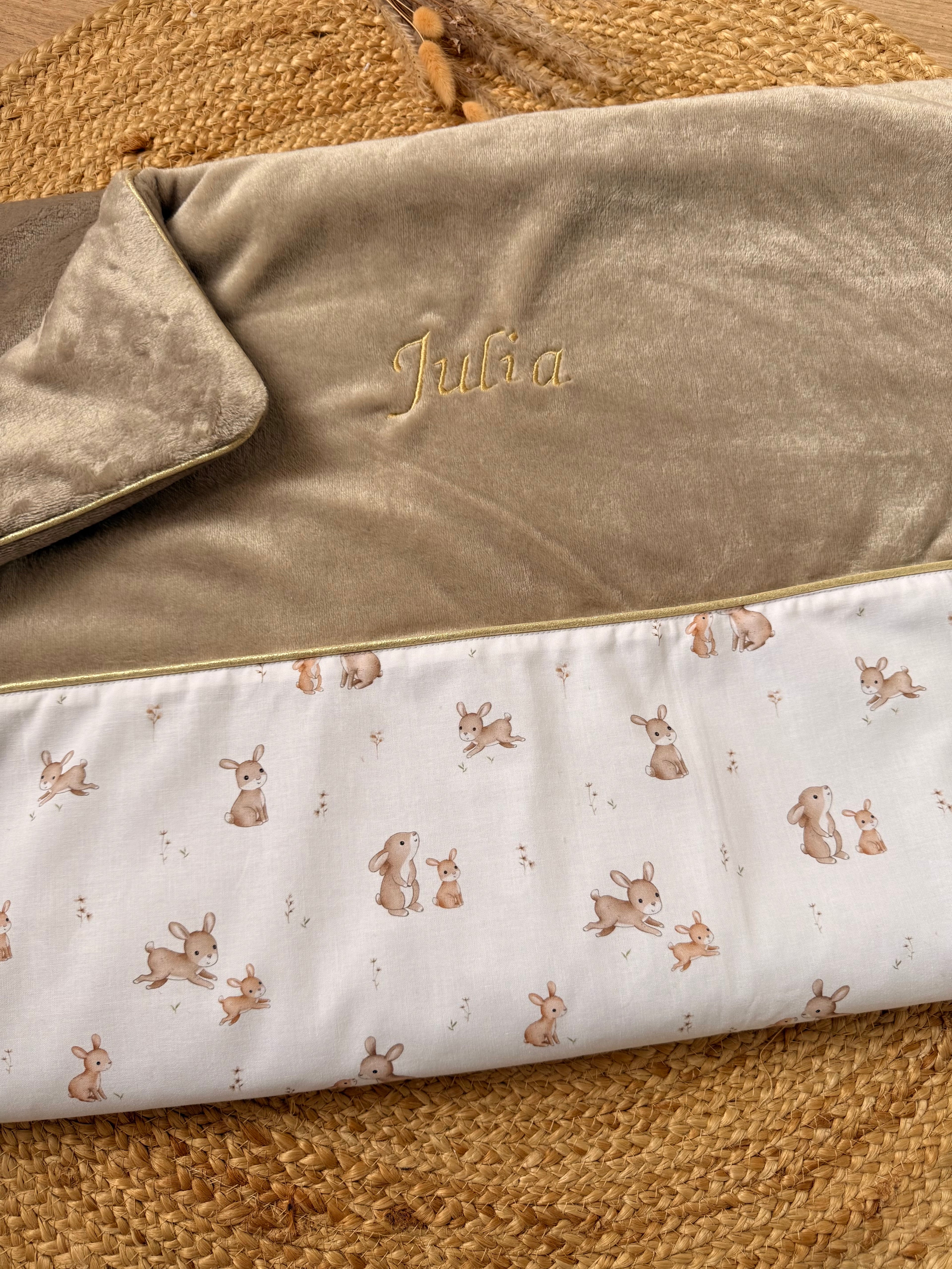 Couverture bébé personnalisée