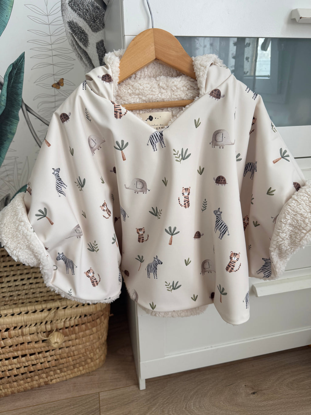 Poncho de pluie imperméable personnalisé