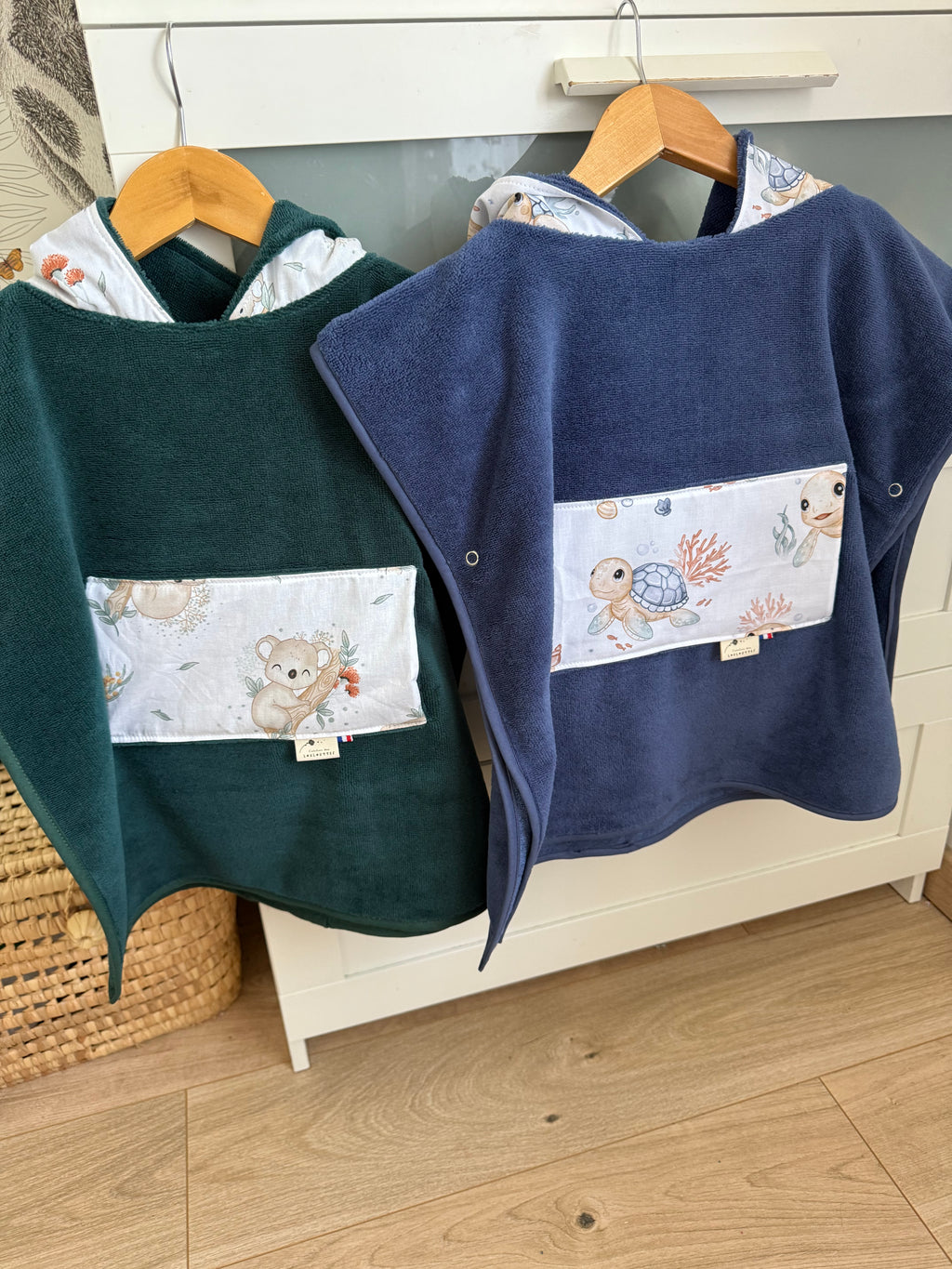 Poncho de bain personnalisé