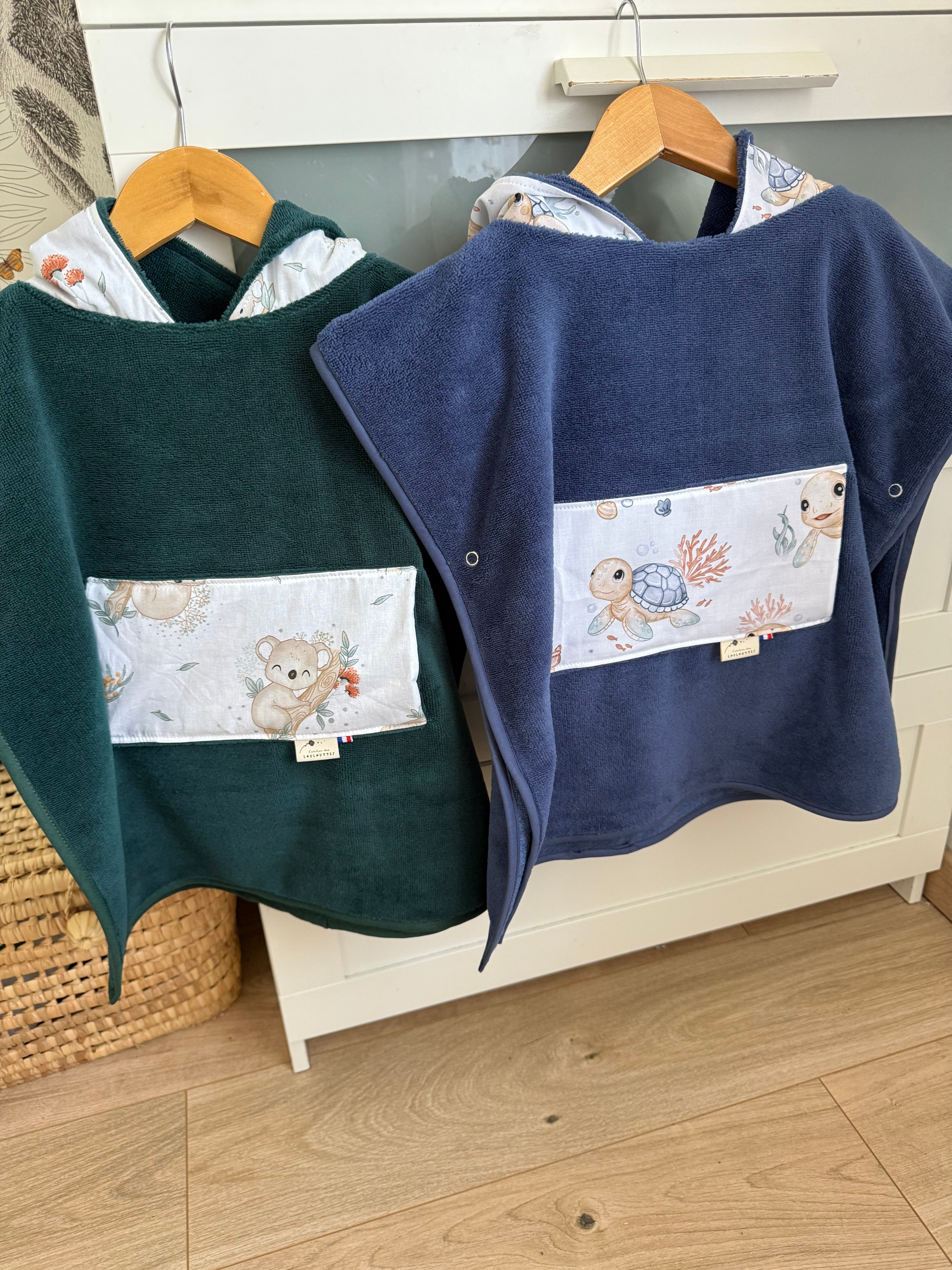 Poncho de bain personnalisé