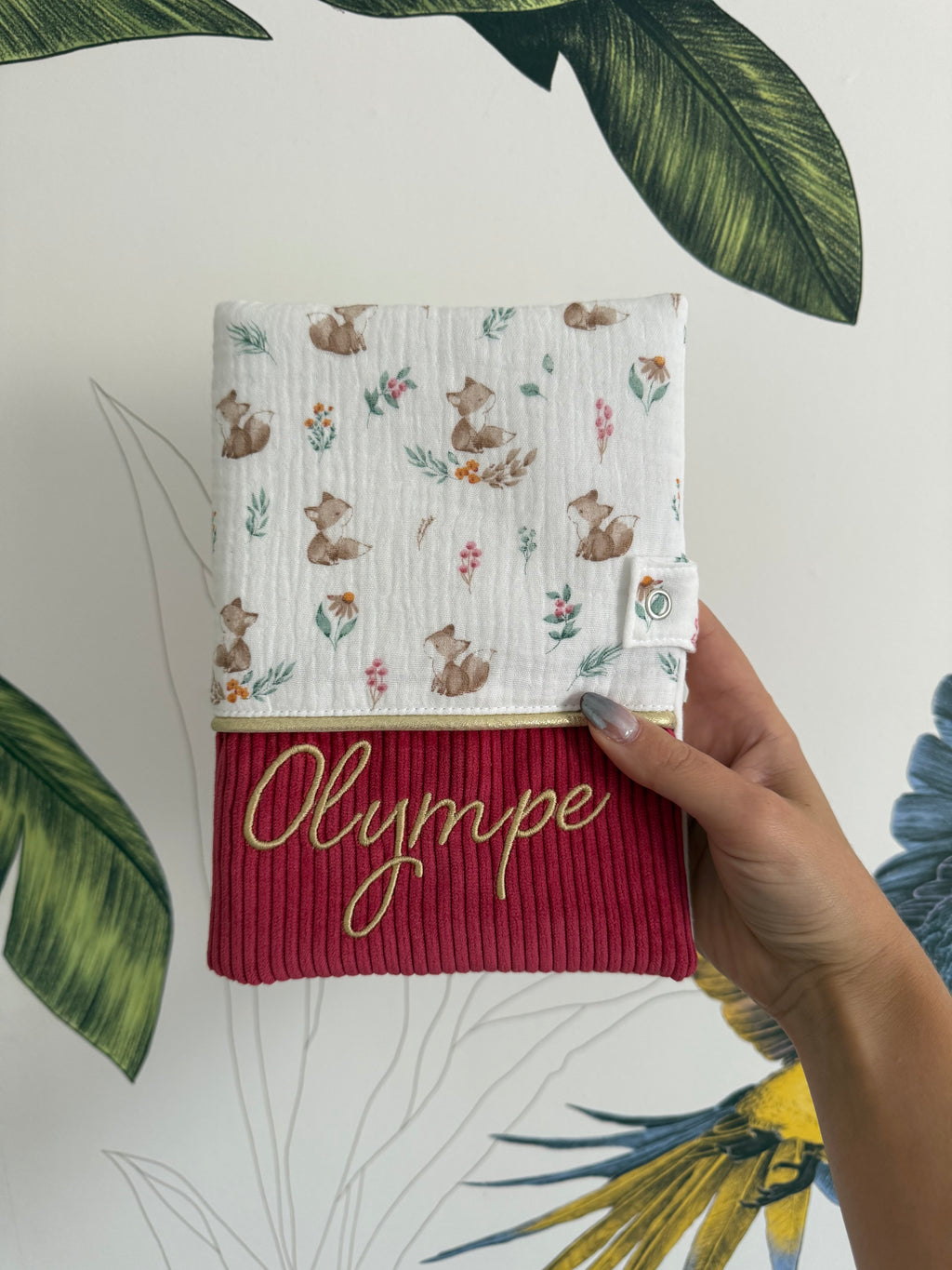 Protège carnet de santé personnalisé