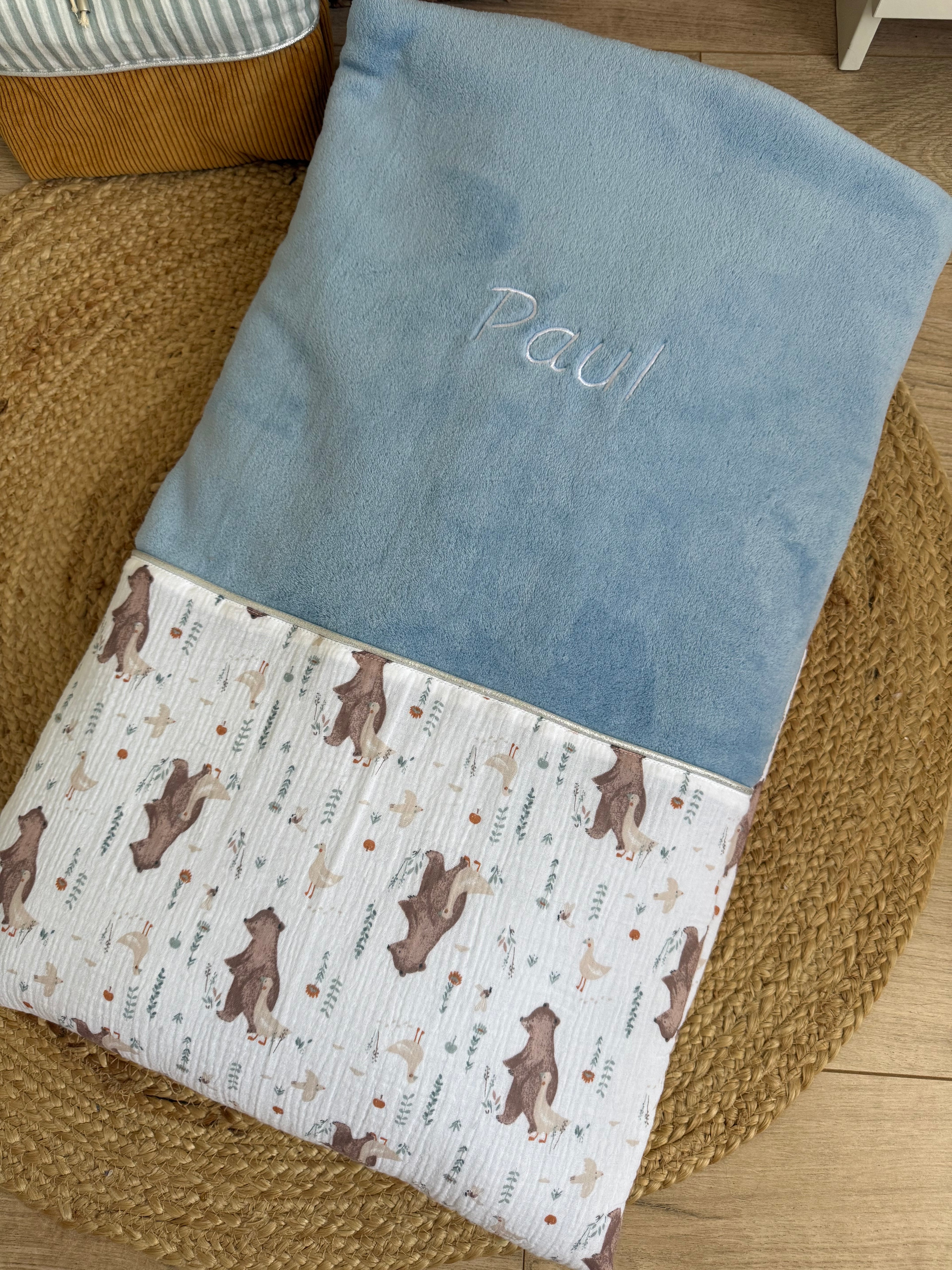 Couverture enfant personnalisée