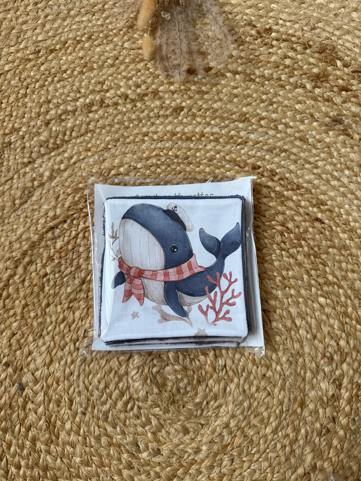 En stock - Lot de 5 lingettes motif Animaux ( différents modèles )