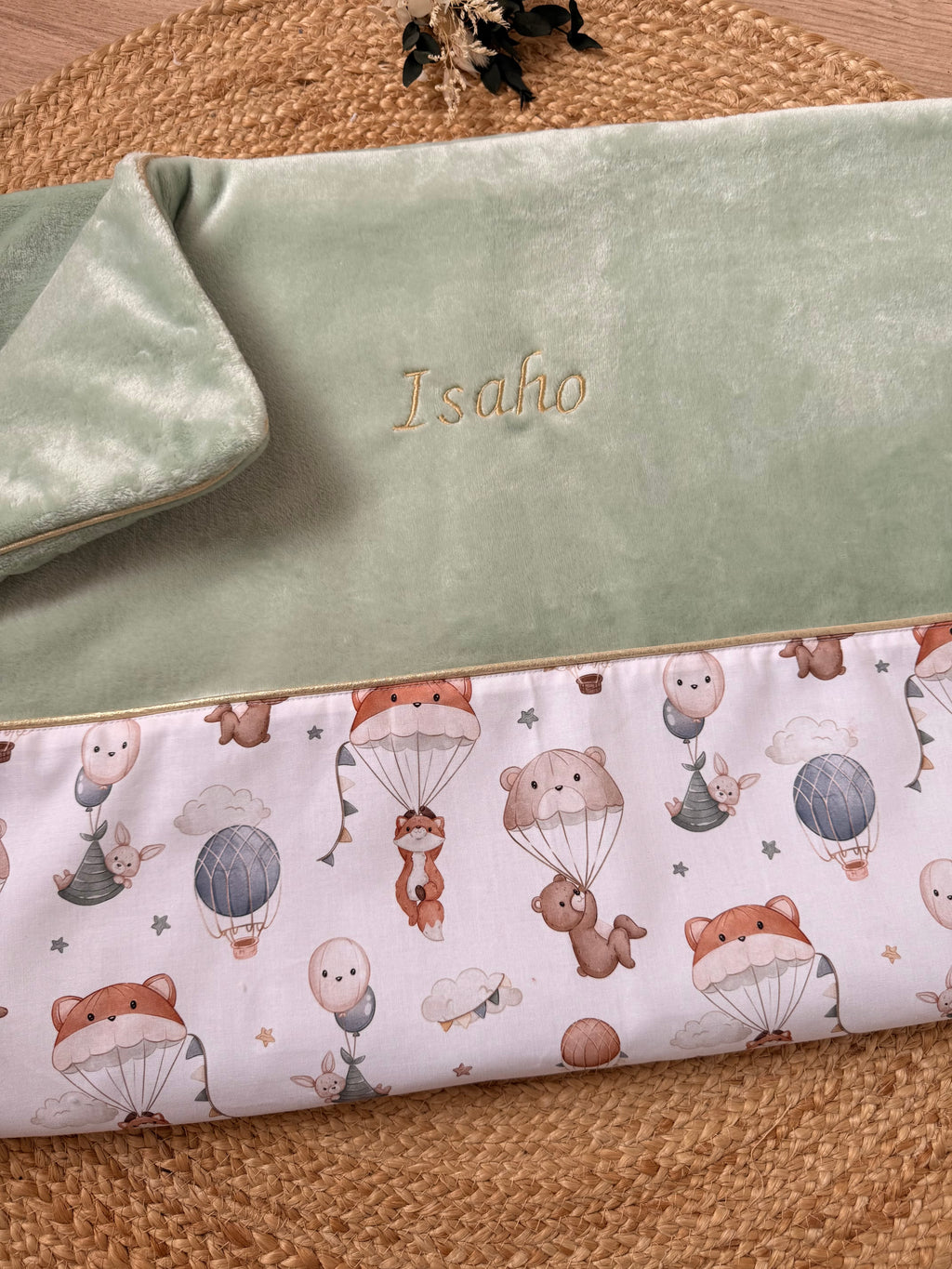 Couverture bébé personnalisée