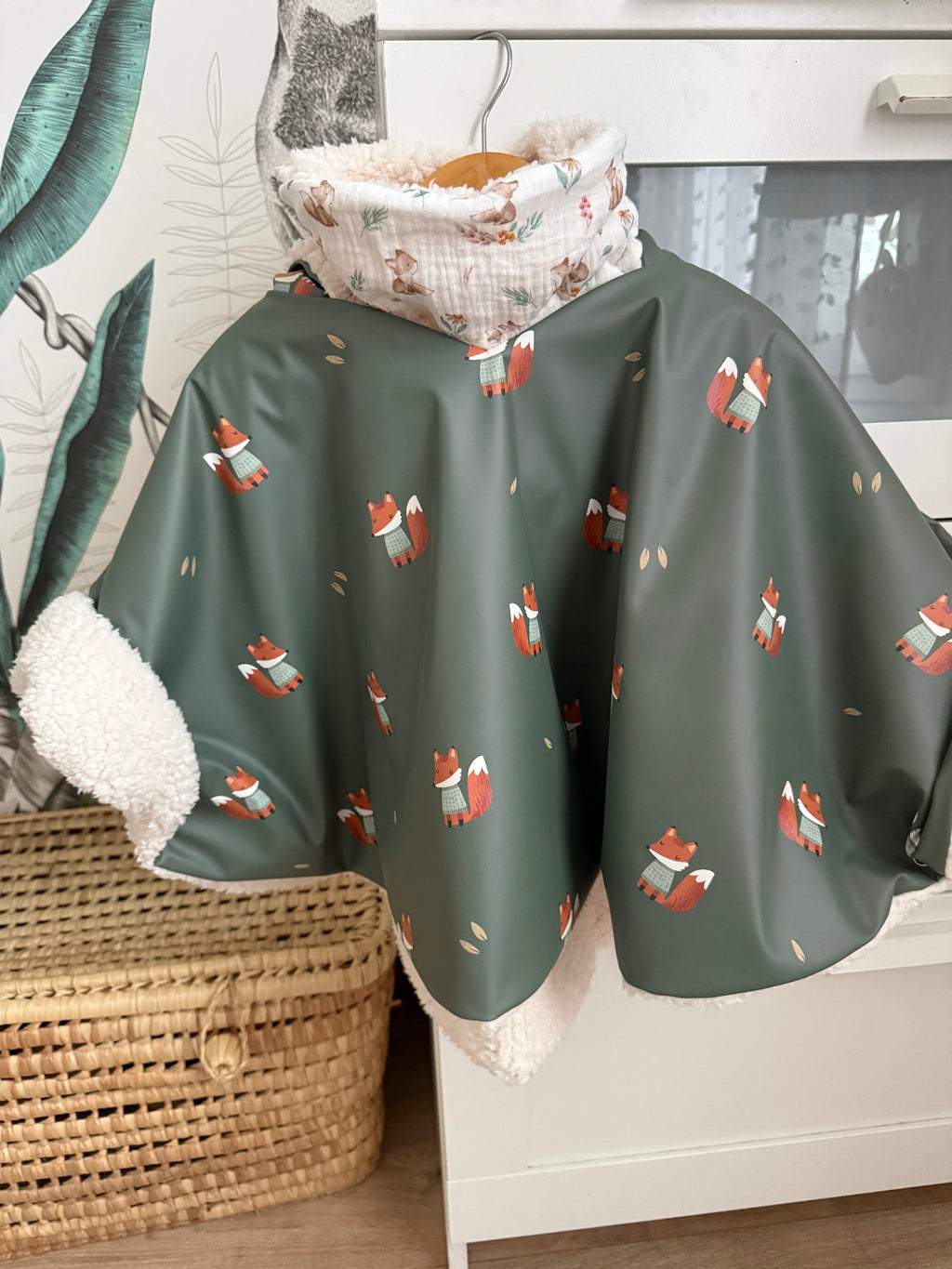 Poncho de pluie imperméable personnalisé