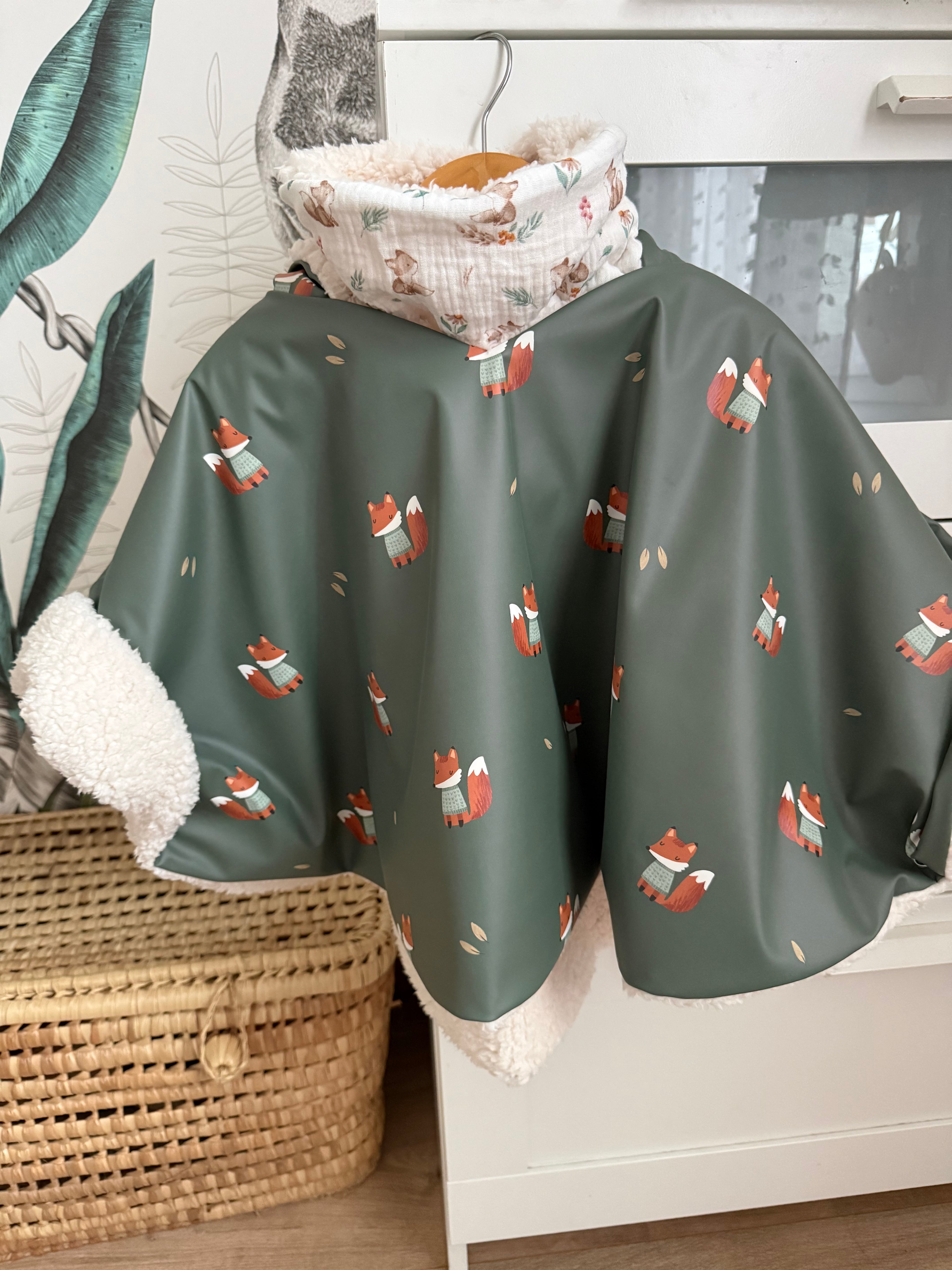 Poncho de pluie imperméable personnalisé