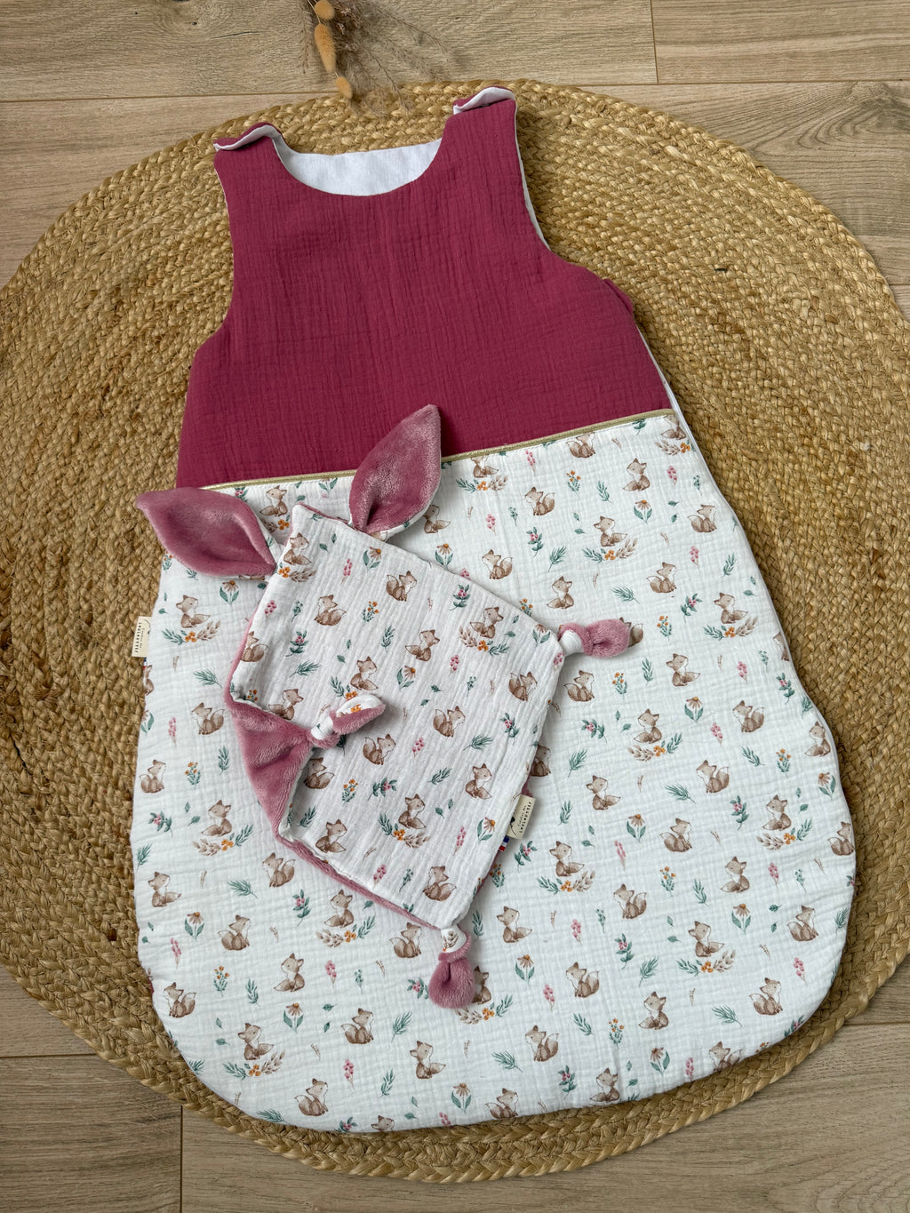 Gigoteuse bébé personnalisée - double