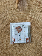 En stock - Lot de 5 lingettes motif Animaux ( différents modèles )