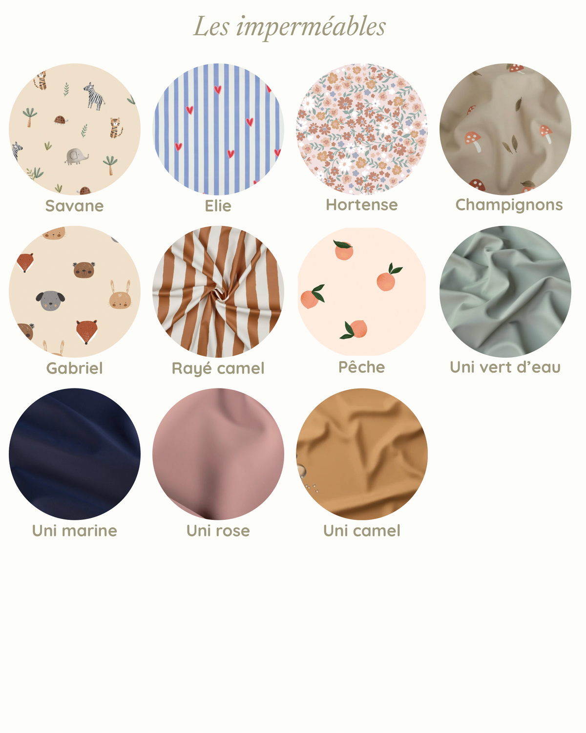 Poncho de pluie imperméable personnalisé